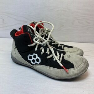 Rudis Mens 4.5 Womens 6 Wrestling Shoes Colt High‎ Top Black Grey Suede Athletic
